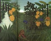 Henri Rousseau The Lion's Meal oil on canvas